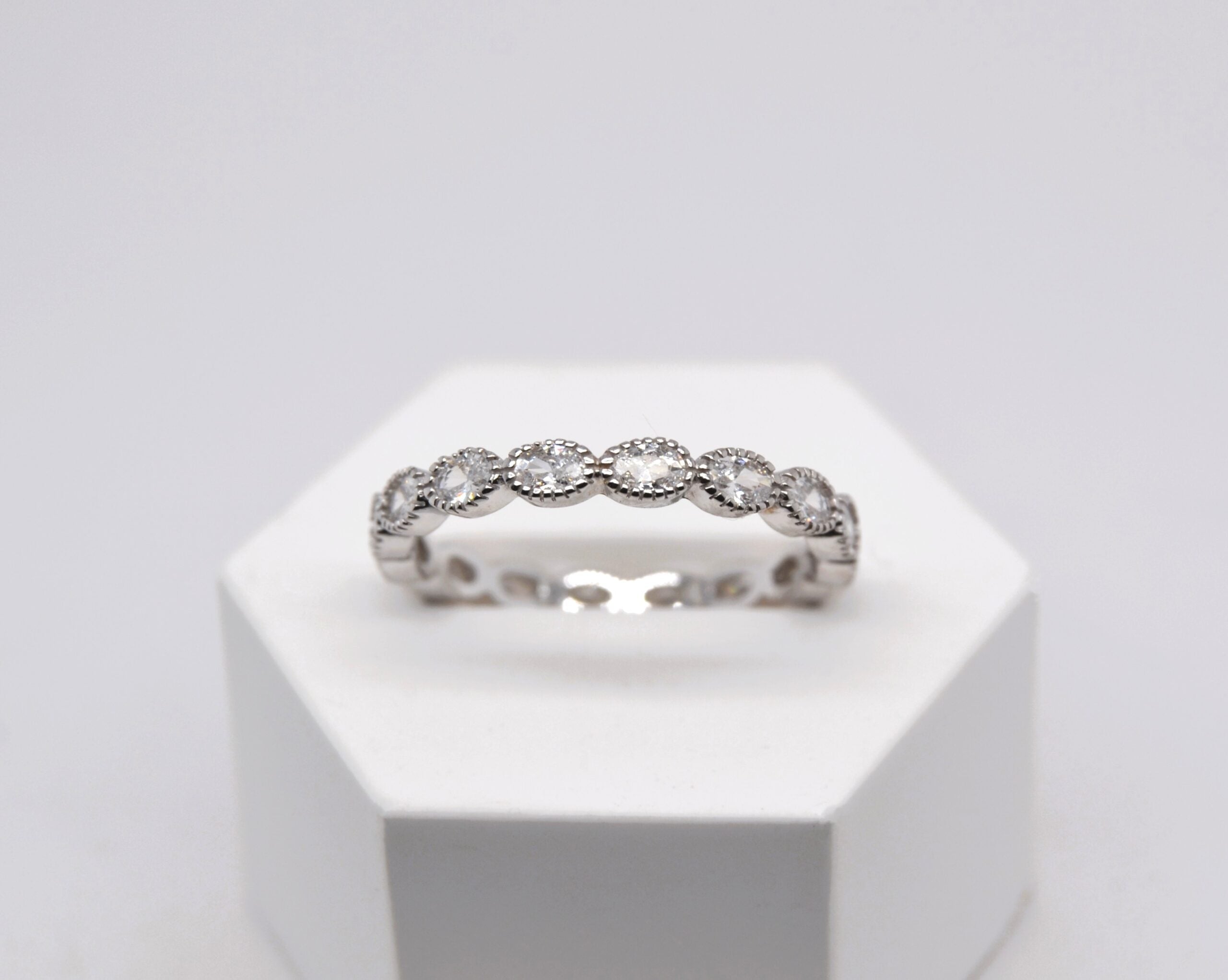 Oval Lucy Silver Ring image 0