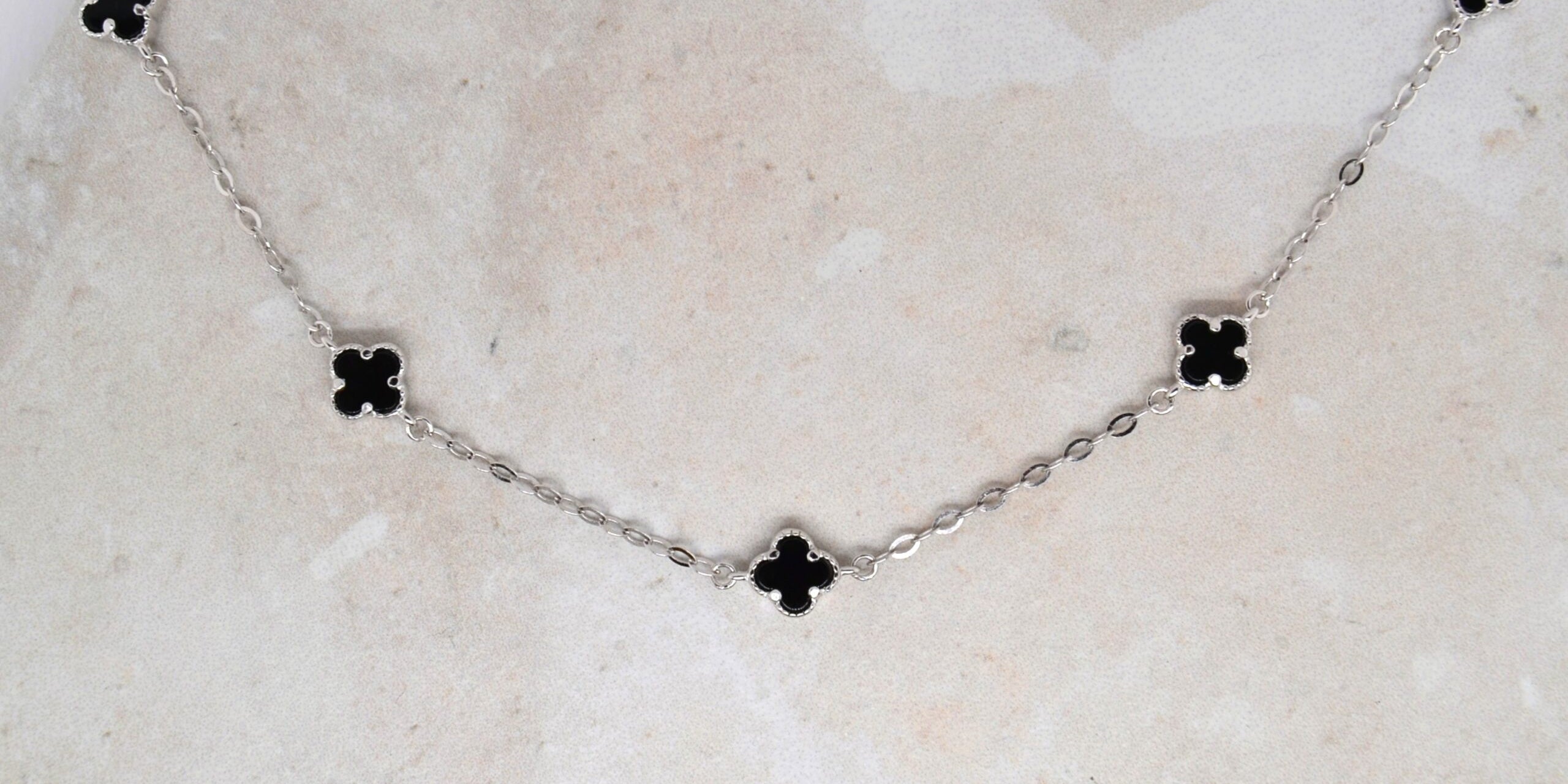 Silver Clover Necklaces image 0
