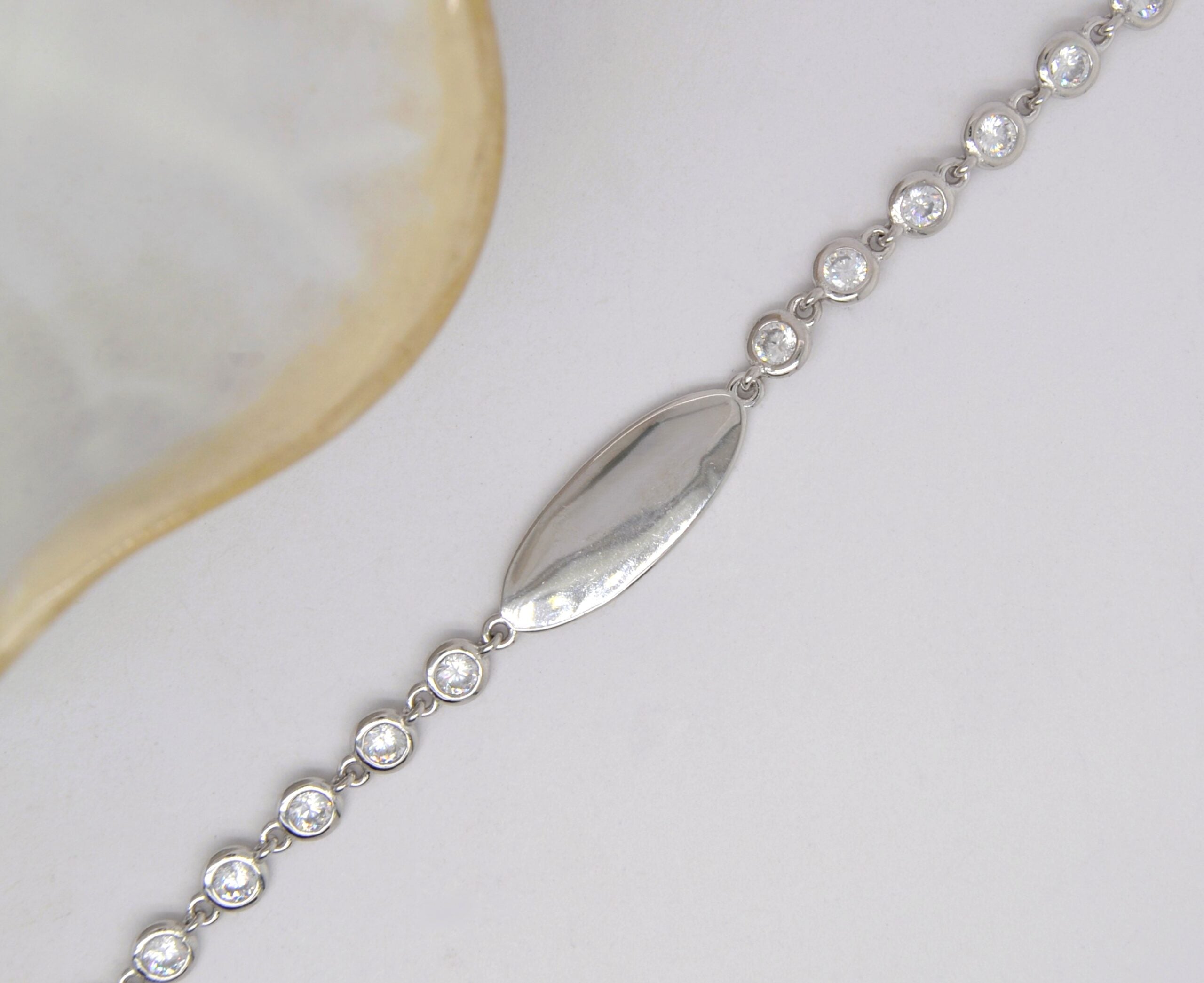 Engravable Tennis Bracelet image 0