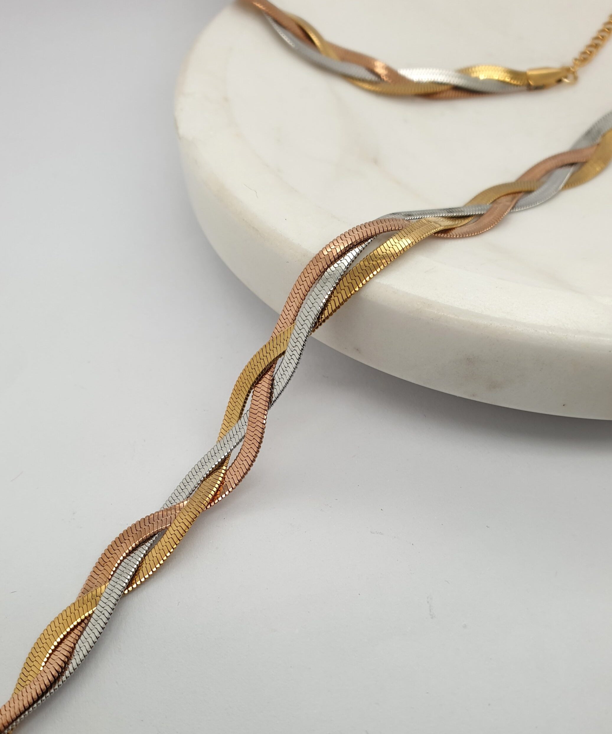 Triple Gold Herringbone image 0