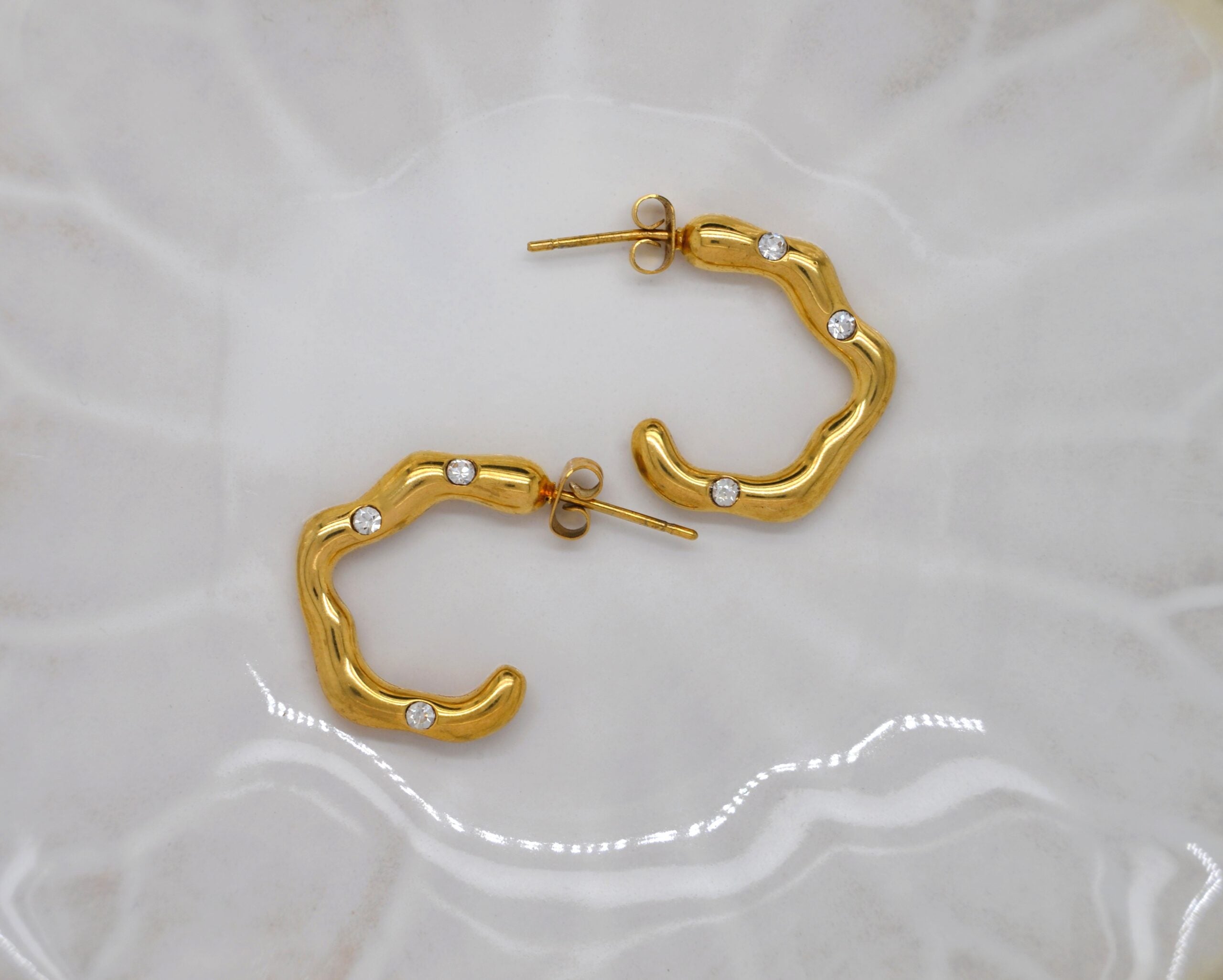 Elle Stainless Steel Earrings image 0