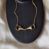 Gold Plated Bit Necklace image 0