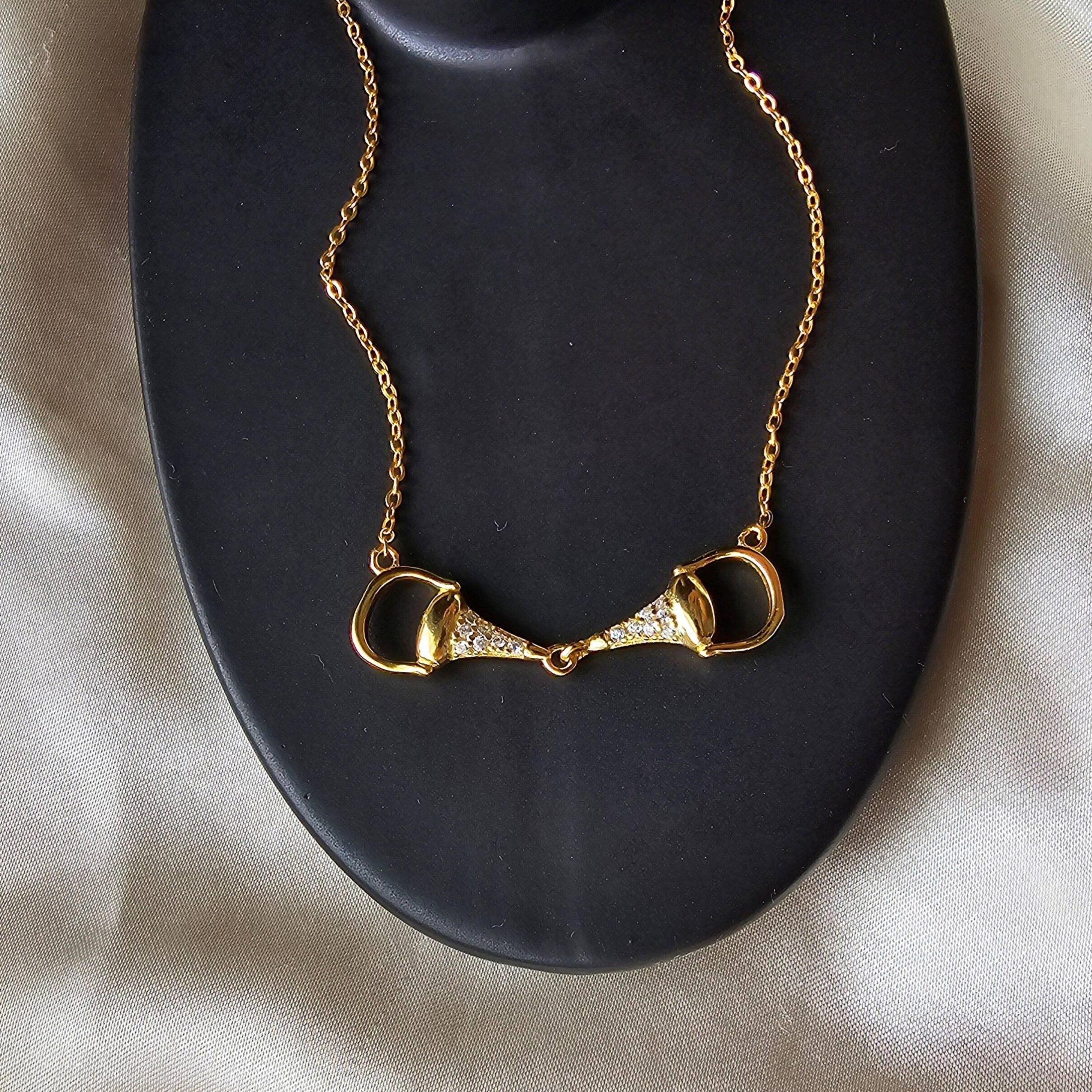 Gold Plated Bit Necklace image 0