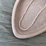 Tiny Pearl Gold Necklace image 0