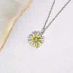 Color Daisy Necklace - Yellow image