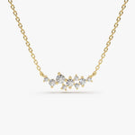 The Cluster Moissanite Necklace image 2