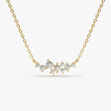 The Cluster Moissanite Necklace image 2