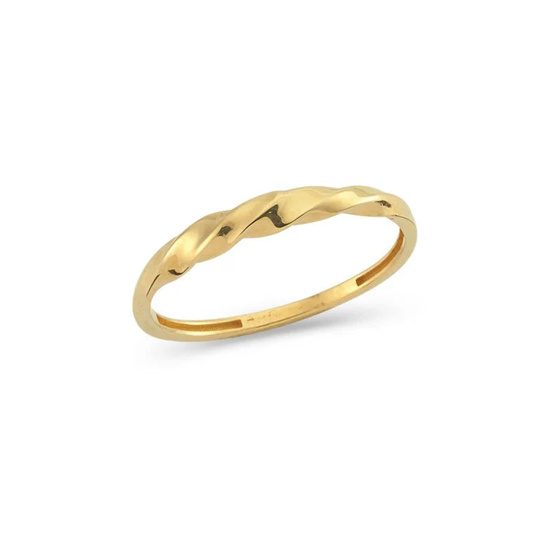 The Twist Gold Ring image 1