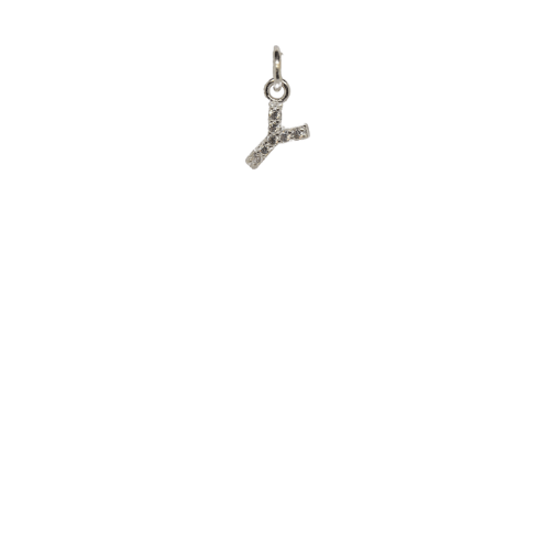 Cut-out Bling Initial Y image 0