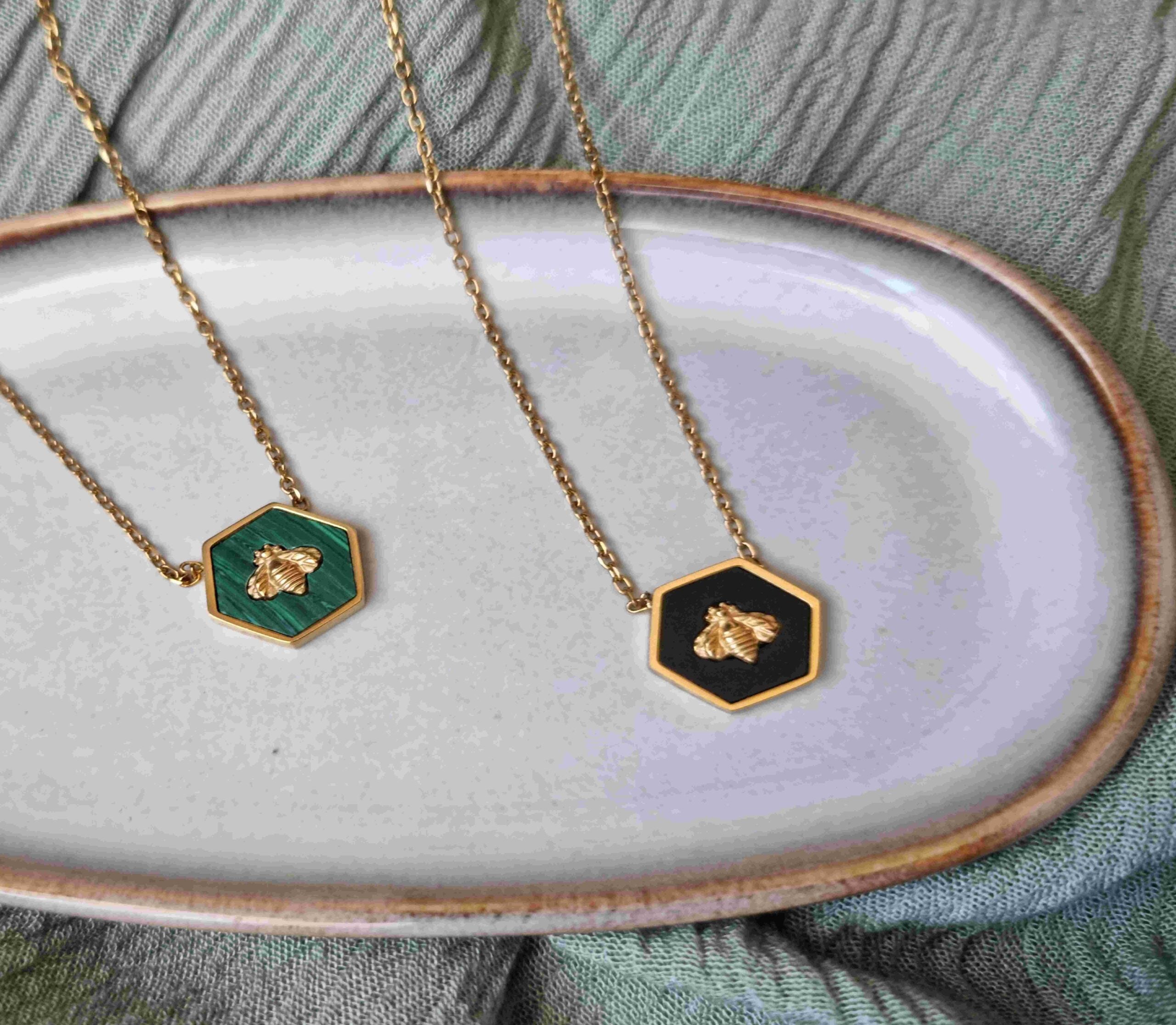 Stainless Steel Bee Necklace image 0