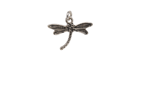 Silver Dragonfly Charm image 0