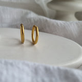 Stainless Steel Matt Hoops image 0