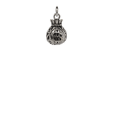 Silver Money Bag Charm image 0