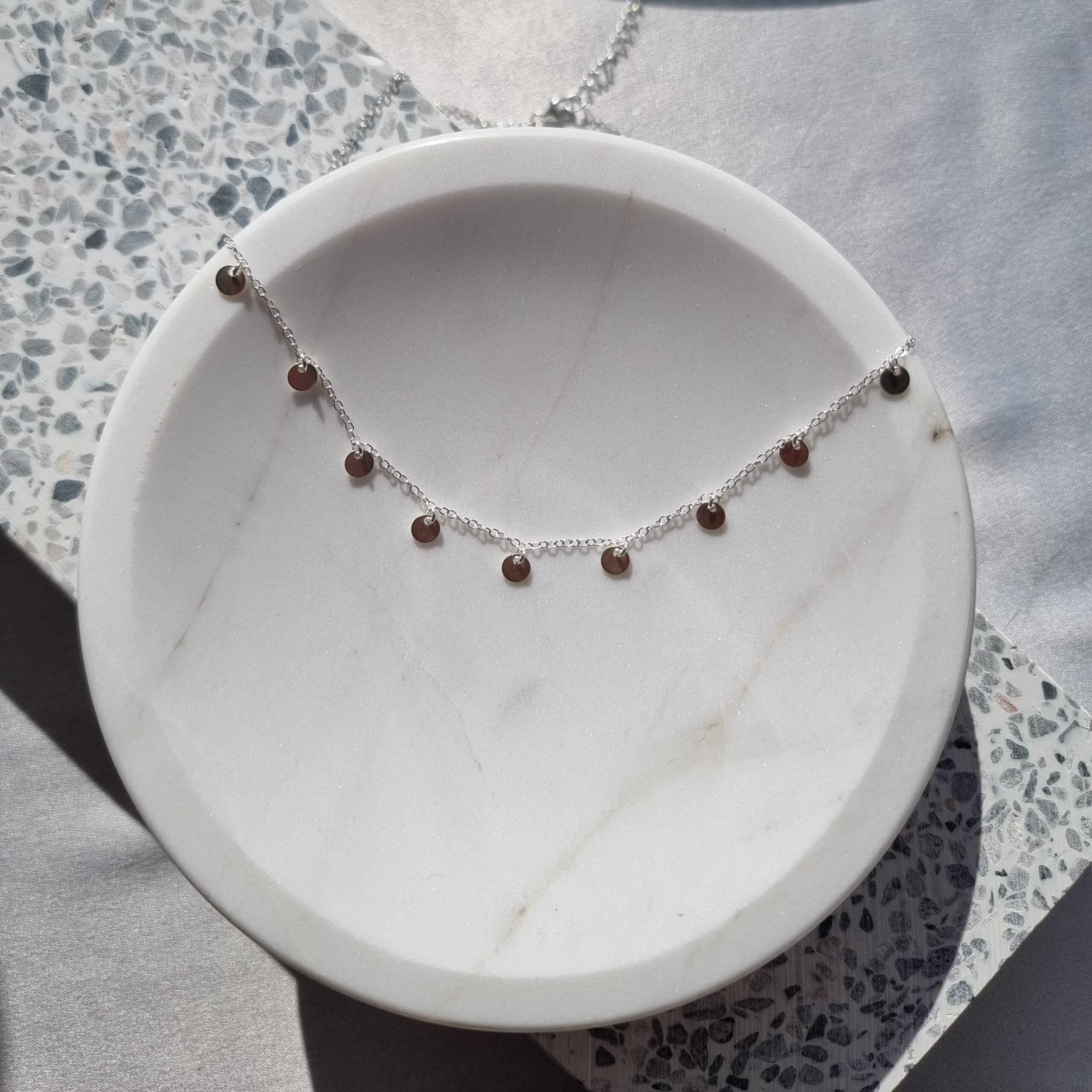 Round Disk Necklace image 0