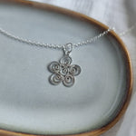 Daisy Silver Necklace - 42cm image