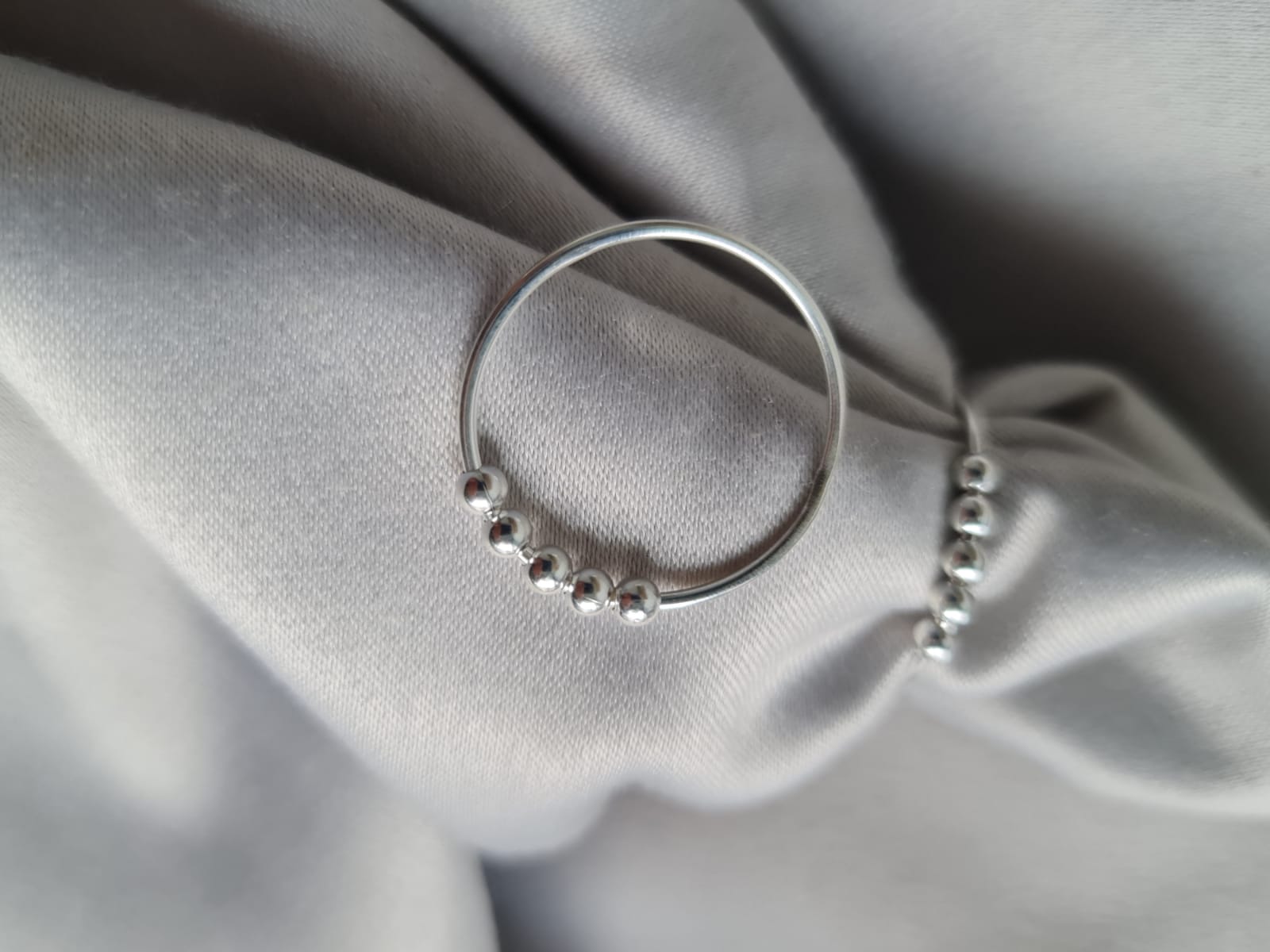 Anxiety Ring Sterling Silver image 1