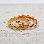 Gold Bubble Rings image 0
