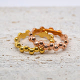 Gold Bubble Rings image 0