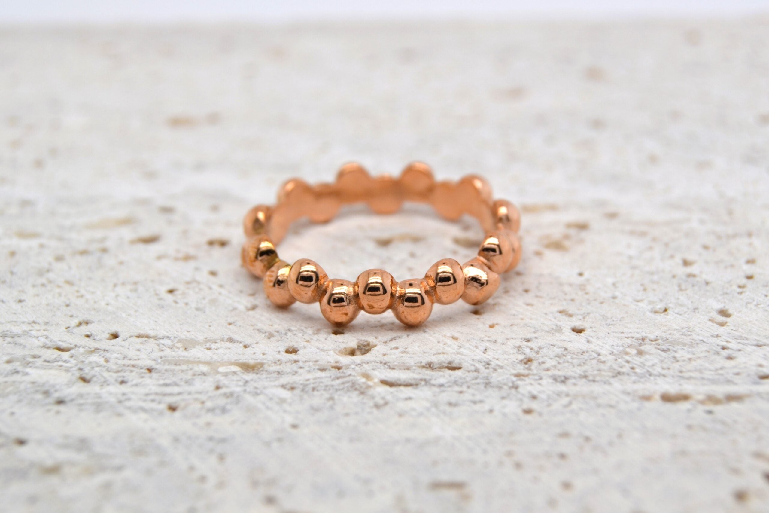 Gold Bubble Rings image 1