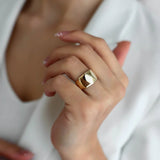 The Bold Vintage 9k Gold Ring image 1