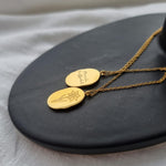 Birth Month and Flower Necklace - March image