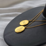 Birth Month and Flower Necklace - August image