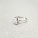 Silver Oval Ring image 1