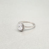 Silver Oval Ring image 1