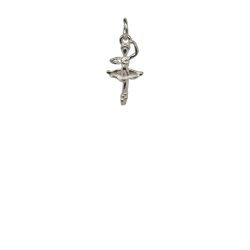 Silver Ballerina Charm image 0