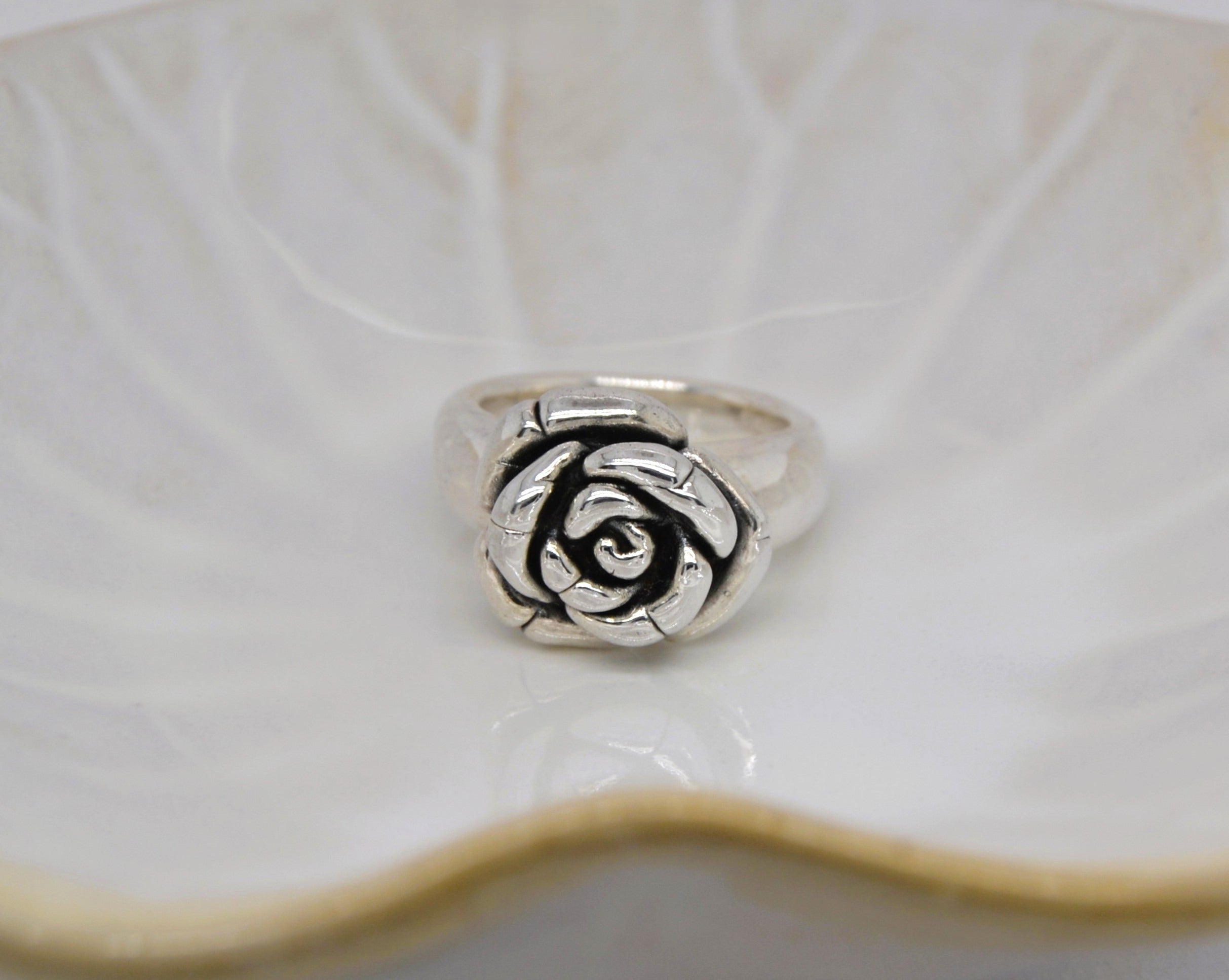 Rose Silver Ring image 0