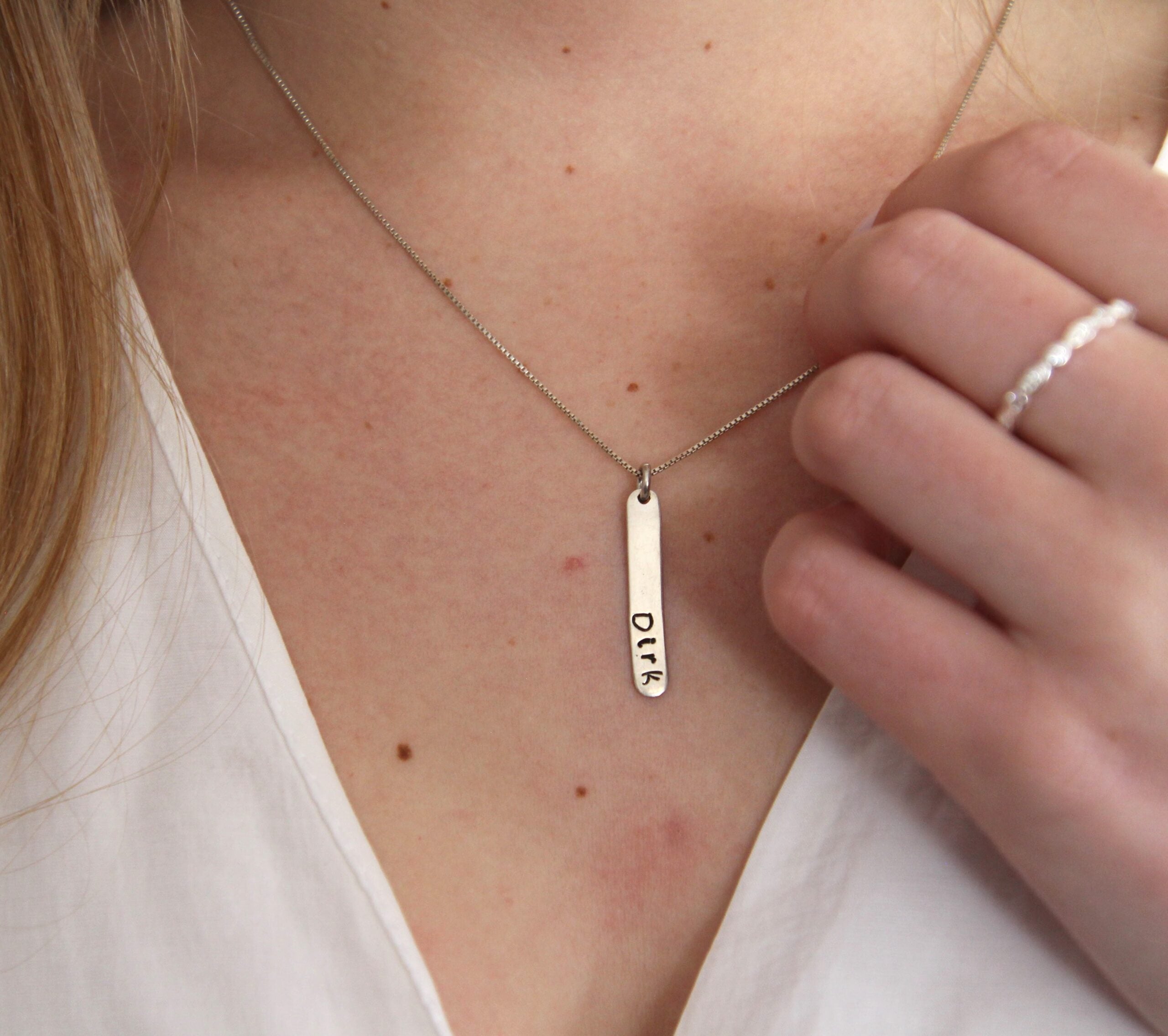 Vertical Name Necklace image 0