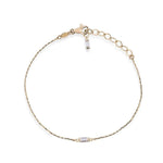 The Minimalist Baguette Moissanite Bracelet image 2