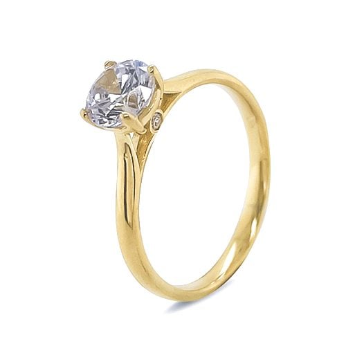 Sophia Yellow Gold Ring image 0