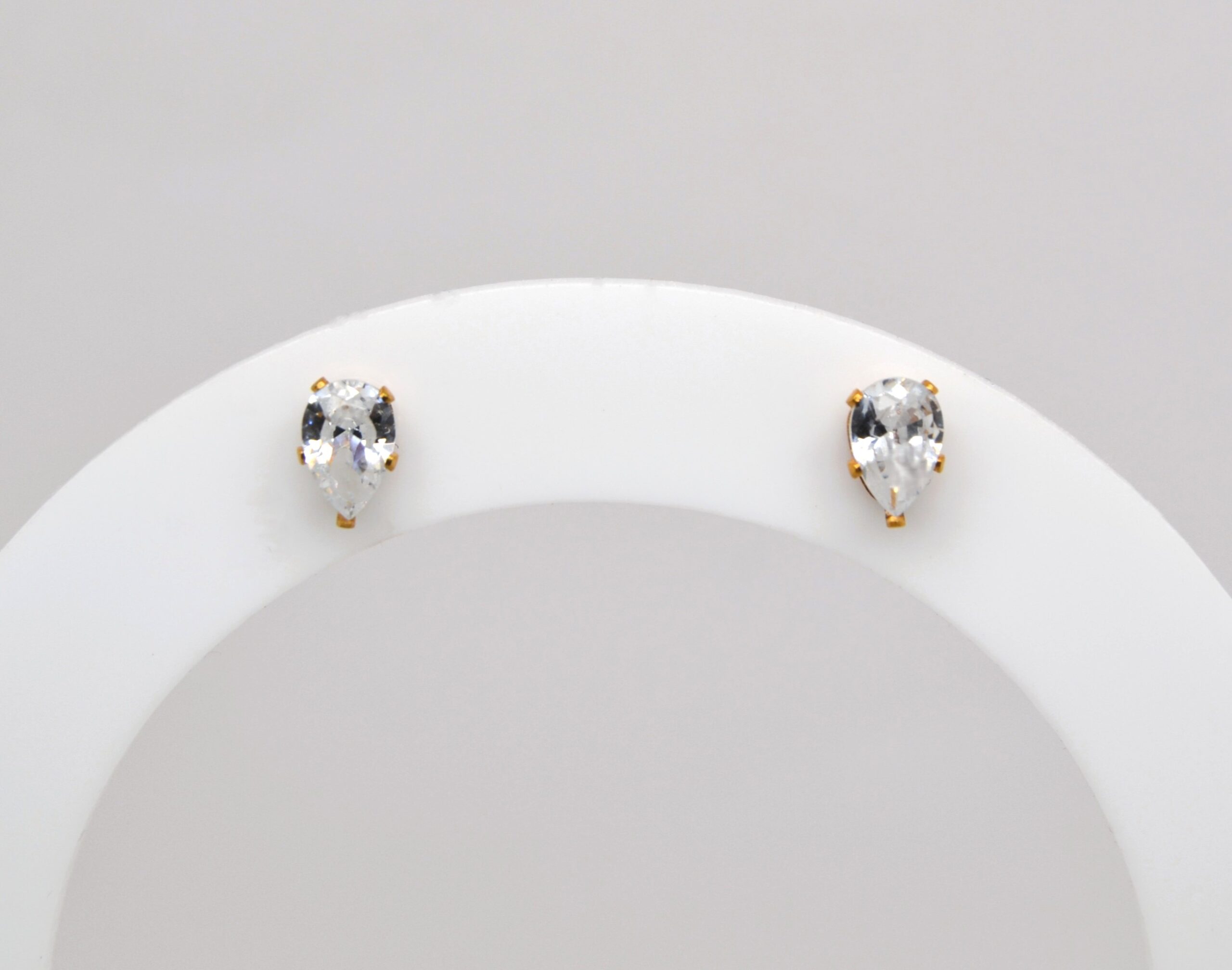 Bling Teardrop Studs image 0
