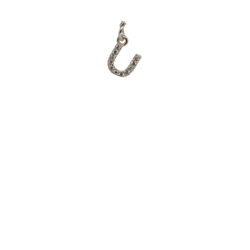Cut-out Bling Initial U image 0