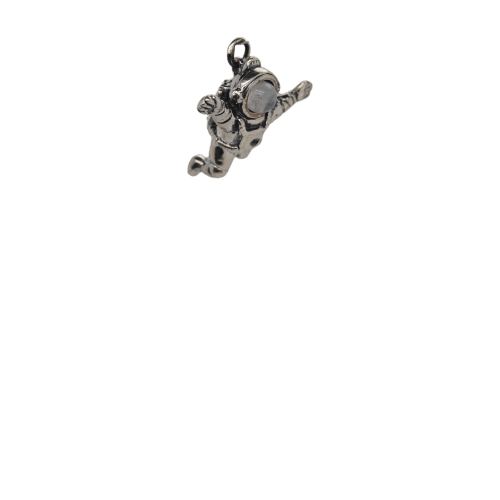 Silver Astronaut Charm image 0