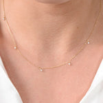 The Tiny Pearls Gold Necklace image 0