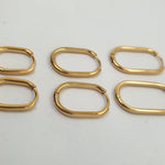 Oval Stainless Steel Huggies image 3