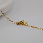Gold Knot Bracelet image 0