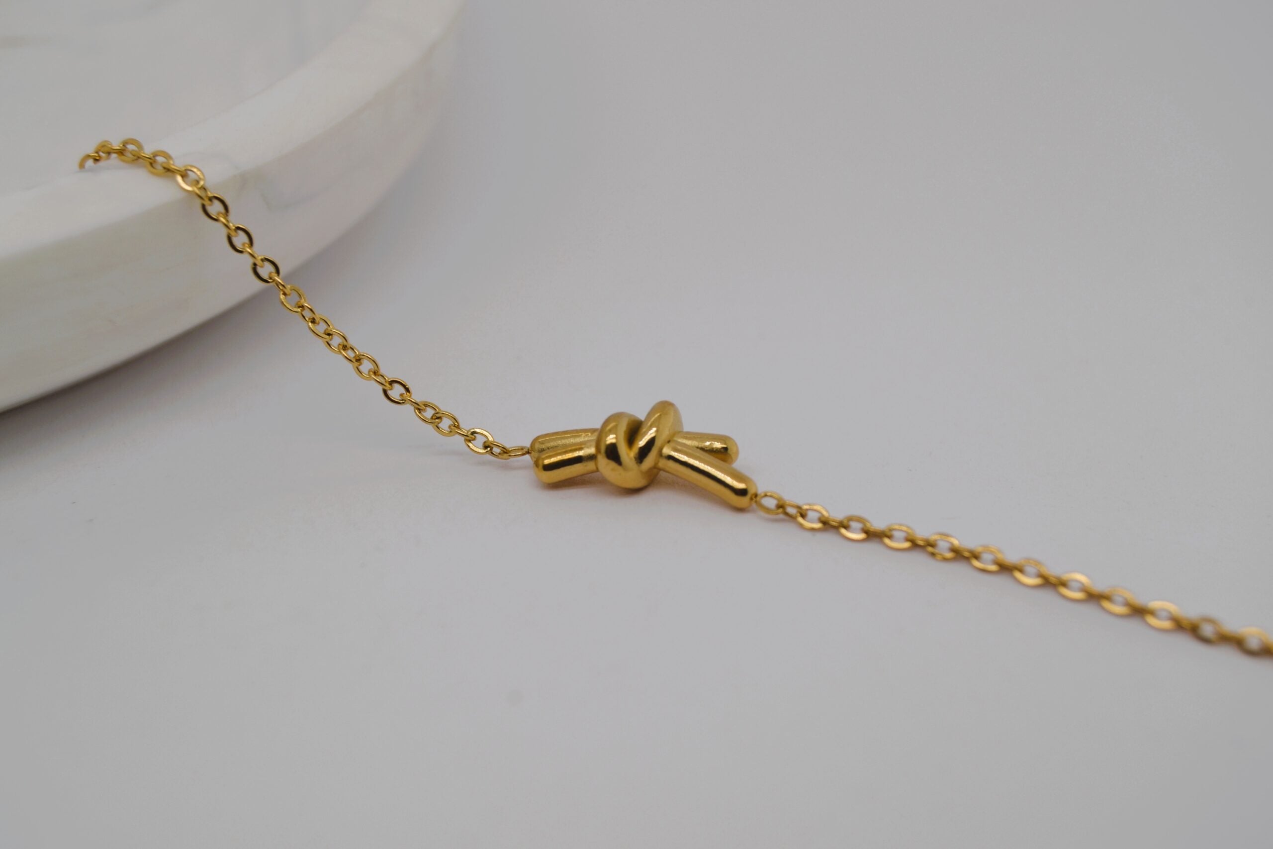 Gold Knot Bracelet image 0