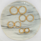 Gold Stainless Steel Huggies image 0