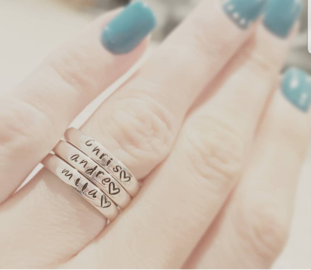 Personalized Name Rings image 0