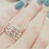 Personalized Name Rings image 0