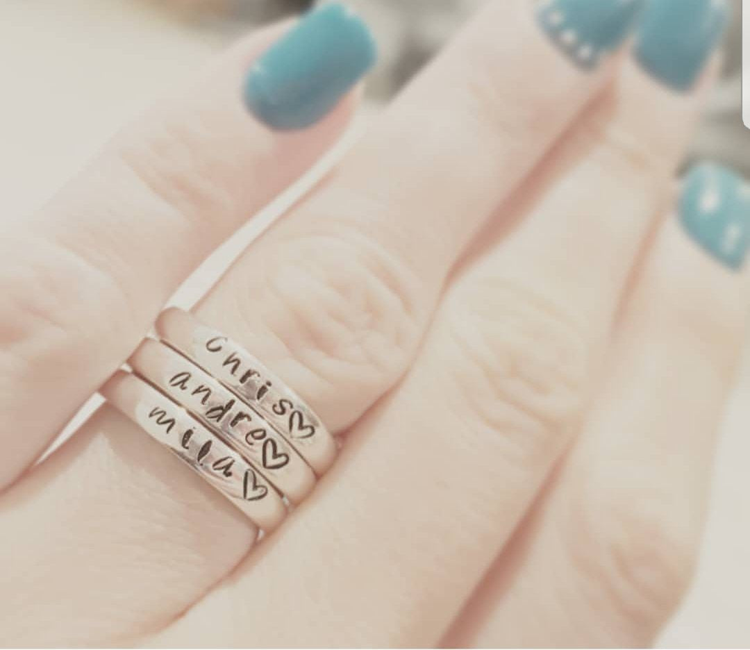 Personalized Name Rings image 0
