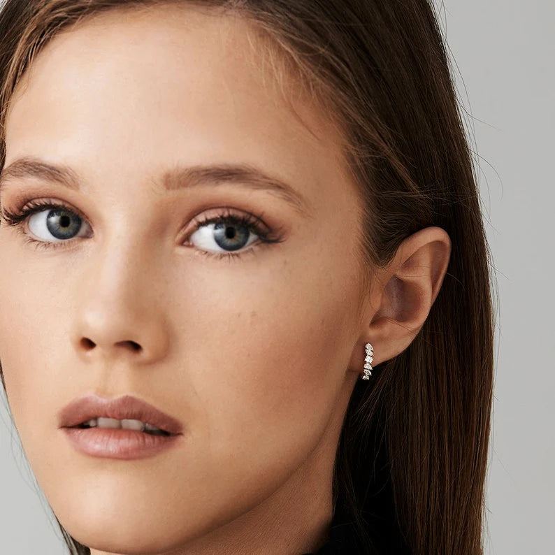 The Diamond Mix Earrings image 2
