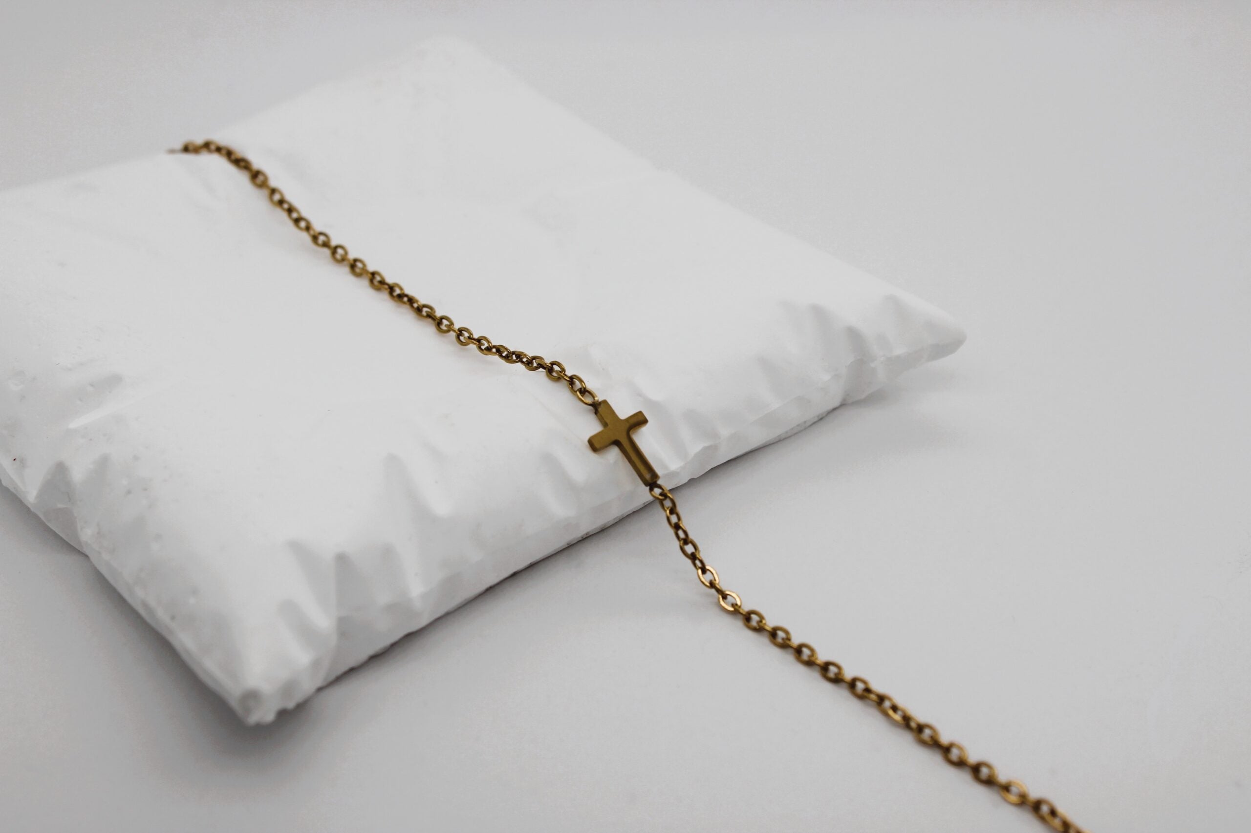 Gold Cross Bracelet image 0