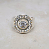 Round Bling Statement Ring image 0