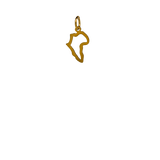 Gold Africa Charm image 0