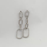 Oval Chain Link Earring image 0