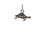 Silver Turtle Charm image 0